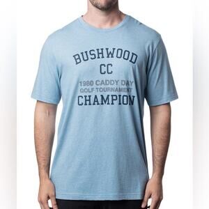 TRAVIS‎ MATHEW MENS CADDY DAY T-SHIRT - HEATHER BEL AIR BLUE NWT Size Small